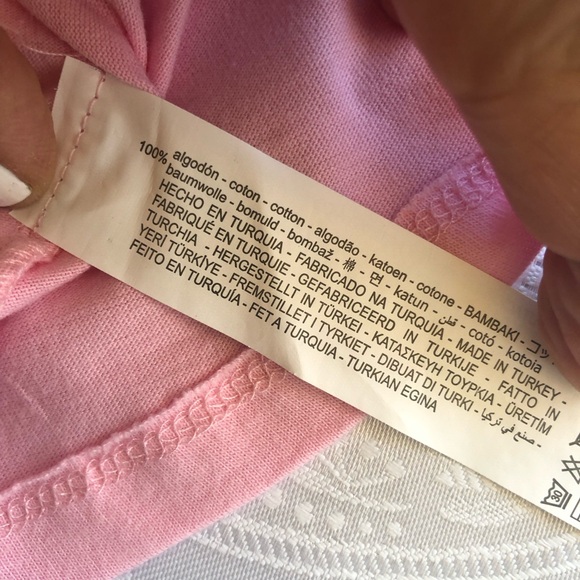 Zara Junior Girls Size 11-12 Pink Graffiti Cropped Printed T-Shirt Short Sleeves - Picture 9 of 16